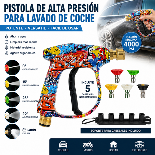 JetClean™ — Lava tu coche como un PRO