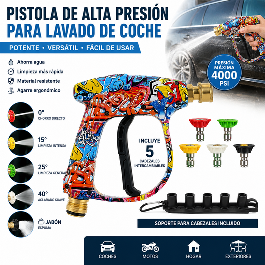JetClean™ — Lava tu coche como un PRO