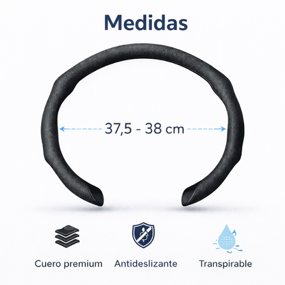 SuedeLine™ — Cubrevolante de Cuero