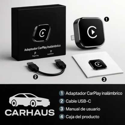 Carhaus Link- Carplay adaptador inalambrico